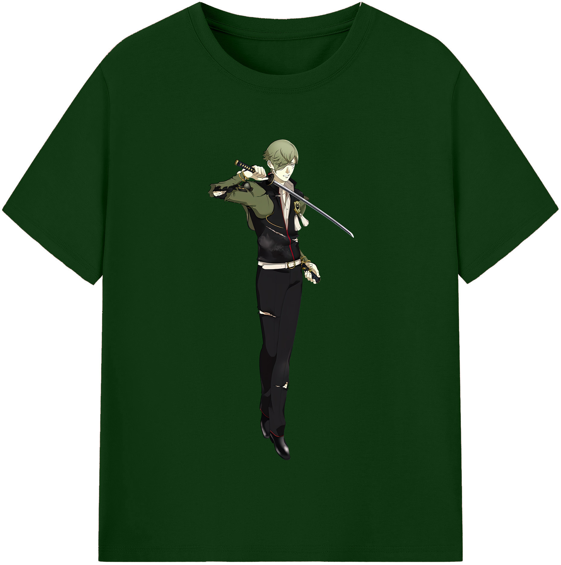 （画像用） 刀剣乱舞 Touken Ranbu 綿100％半袖Tシャツ（フロントプリント）